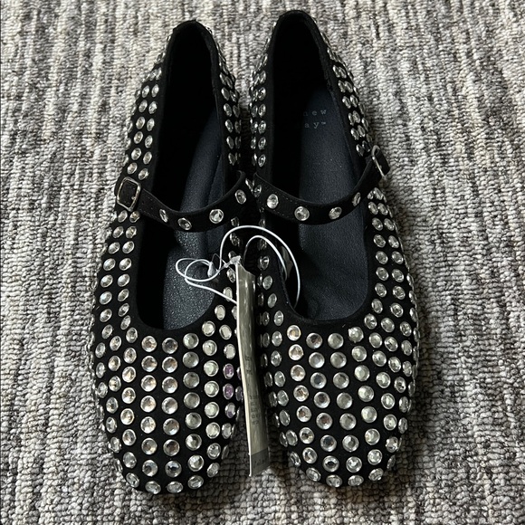 a New Day Womens Issa Rhinestone Mary Jane Ballet Flats Various Sizes - Picture 6 of 10